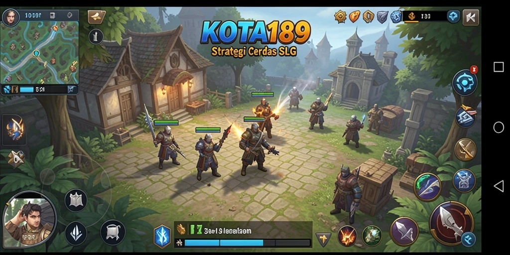Gameplay KOTA189 menampilkan pertempuran strategi yang mendebarkan.