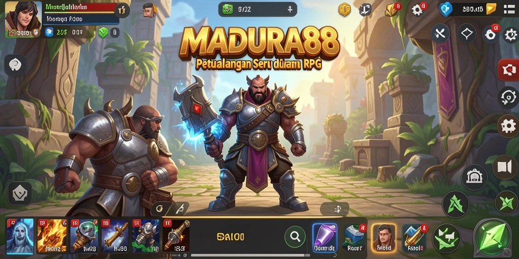 Screenshot utama MADURA88 menampilkan aksi seru di dunia RPG yang menawan.