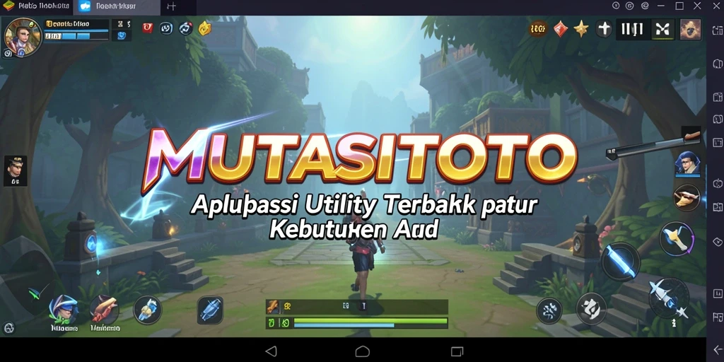 Tampilan aplikasi MUTASITOTO yang modern dan intuitif.