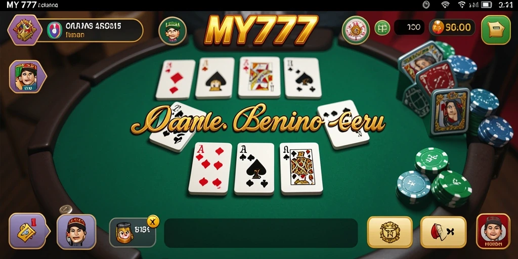 Tampilan gameplay seru dan interaktif dari MY777.