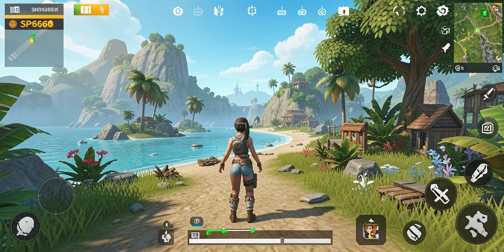 Tampilan gameplay Open World yang mengesankan dari SP666.